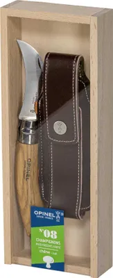 Immagine prodotto di Coltello a fungo Opinel in legno di quercia, con scatola e custodia in legno