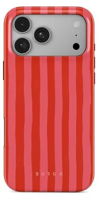 Productafbeelding van Burga Tough achterkant hoesje met MagSafe voor de Apple iPhone 18 Pro Max - Granaatappelrood