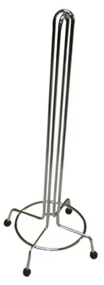 Produktbild von Toilettenpapierhalter - freistehend - silber - Metall - 47 cm