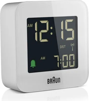 Produktbild von Braun BC 08 W-DCF Rádiom riadený budík Multiband biely