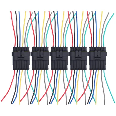 Zdjęcie produktu dla Złącze elektryczne samochodu, złącze przewodu samochodowego, wodoodporne złącza elektryczne, wodoodporny kabel połączeniowy, złącze 2-pinowe, połączenia przewodowe