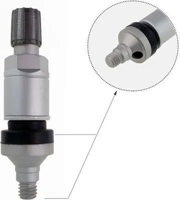 Obrázok produktu pre Náhradný ventil TPMS pre snímač OEM TRW Hyundai/Kia ventily zliatinové kolesá náhrada