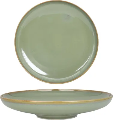 Produktbild von Bonna Tiefe Teller - Sage Hygge - Porzellan - 25 cm (1300cc)