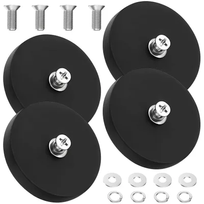 4 Neodym-Schraubmagnete M4, 15 kg Haftkraft, stark