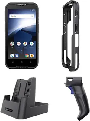 Produktbild von Datalogic Memor 11, 2D, 12,7cm, GPS, Gun, USB-C, BT, WLAN, 4G, Android, Kit (USB), GMS, schwarz