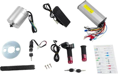 Produktbild von Elektro Scooter Motor Kit - Bürstenloser Gleichstrommotor 1800W - Mit Drehzahlregler - 4500 U/min - Für E-Bike und Elektrodreirad