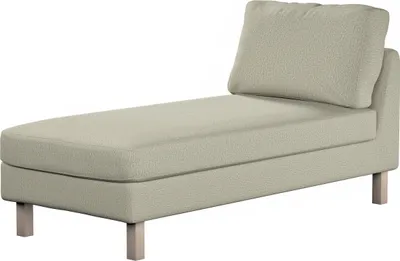 Produktbild von Dekoria Bezug für Karlstad Recamiere ohne Armlehne kurz, beige, Bezug für Recamiere Karlstad ohne Armlehne