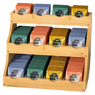 Teebeutel-Aufbewahrungsbox, 1 Stück, 31,1 x 21,8 x 5,3 cm