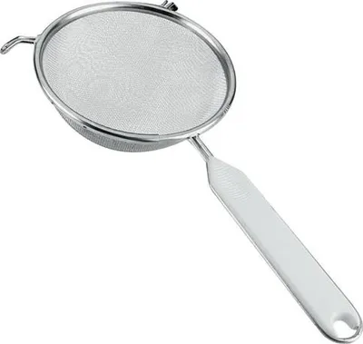 Produktbild von Metallsieb mit mittlerem Griff aus Kunststoff, ø 14 cm - Metaltex