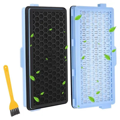 Produktbild von Staubsauger Filter - HEPA AirClean Ersatzfilter - für Bodenstaubsauger - 2 Stück