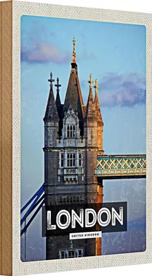 Produktbild von Holzschild Reise 20x30cm London UK Architektur Reiseziel