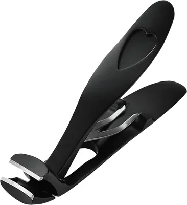 Produktbild von Nagelknipser mit abgewinkeltem Kopf für Senioren, dicke Nägel, ergonomischer Nagelknipser mit abgewinkeltem Kopf für Senioren (schwarz)