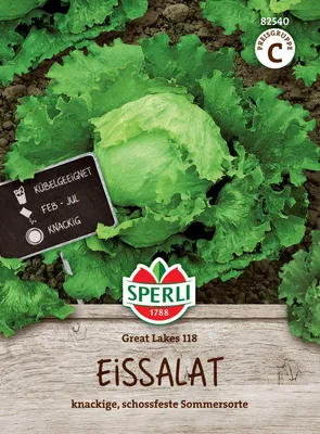 Artikelbild 2 von 'Eis-Krachsalat - Great Lakes 118' aus der Kategorie Salatsamen