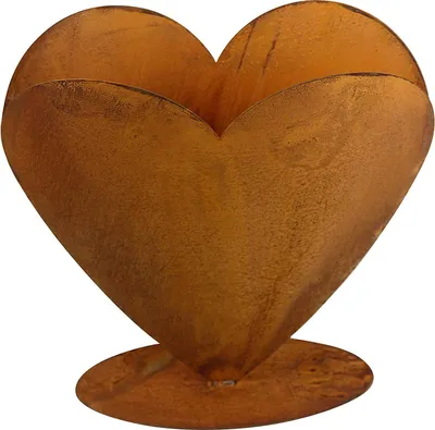 Produktbild von Herz zum bepflanzen Rost Edelrost 30cm x 30cm rostige Gartendeko rostige Gartendekoration