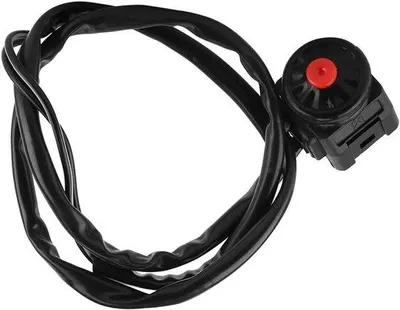 Immagine prodotto di Pulsante di allarme per moto 12 V, regolabile universalmente, 7/8 pollici, 22 mm, pulsante di allarme per moto con funzione di sicurezza per moto e MTB