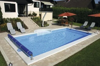 Produktbild von Einbaupool Styropor-Pool-Set Planet Pool Luxus P30 600x300x150 cm inkl. Skimmer, Bodenschutzvlies, Verrohrungsset & Röme