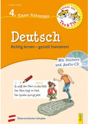Produktbild von Lernen mit Teo und Tia Deutsch - 4. Klasse Volksschule mit CD