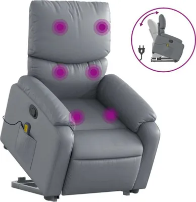Obrázok produktu pre VidaXL 3204896, Umelá koža, Šedá, Pena, 110 kg, 750 mm, 990 mm