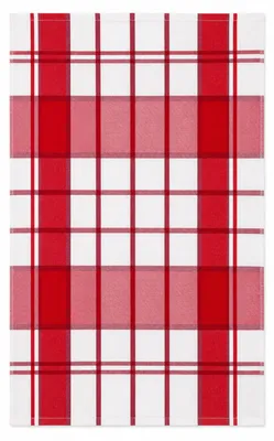 Obrázek produktu pro Kuchyňská utěrka z egyptské bavlny 50x70cm - Kostka červená