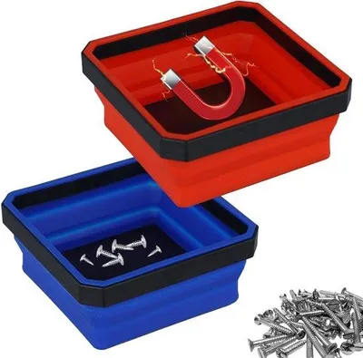 Obrázek produktu pro Magnetická krabička na nářadí, silikonová, černá