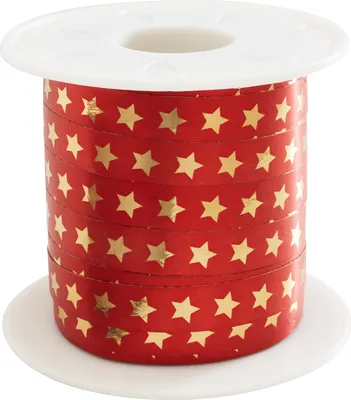 Produktbild von Pattberg CHRISTMAS STAR, Gold, Rot, Polypropylen (PP), 100 m, 10 mm, 1 Stück(e), Deutschland