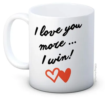 Kaffeetasse aus Keramik, 312 ml, lustiger Liebesspruch
