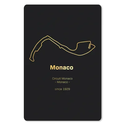 Obrázek produktu pro Podložka pod myš - Formule 1 - Monako - okruh - 40x60cm - Podložka pod myš