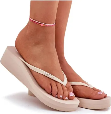 Produktbild von Damen Japanische Keilsandaletten Big Star RR274A551 Beige 39