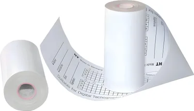 Image de RNK Verlag 3104 Rouleau de papier thermique original HAUG tachygraphes numériques - Economy, 8m x 57mm, 3 rouleaux