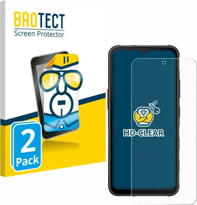 Produktbild von 2x Für Samsung Galaxy XCover 7 Enterprise Edition Schutzfolie BROTECT Displayschutz Display Schutz Folie Klar Transparent