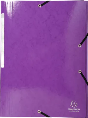 Produktbild von EXACOMPTA Eckspannermappe Iderama A4 Karton violett