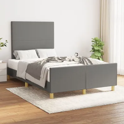 Produktbild von "2026 Promotion" Bettgestell moderne - ohne Matratze - Dunkelgrau - 120x200 cm - Stoff - Polsterbett CC6182