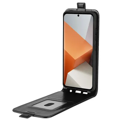 Obrázok produktu pre Puzdro na mobilný telefón Xiaomi Redmi Note 13 Pro Plus Flip – čierne puzdro na ochranu