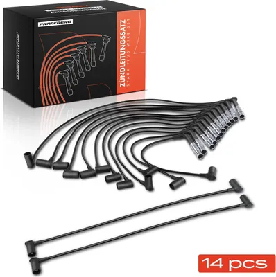 Produktbild von Frankberg 14x Zündleitungssatz Zündkabel für Mercedes-Benz S-Klasse W140 C140 SL R129