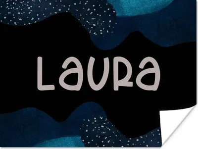 Produktbild von MuchoWow® Poster Laura - Pastell - Mädchen 120x90 cm - Wandbild