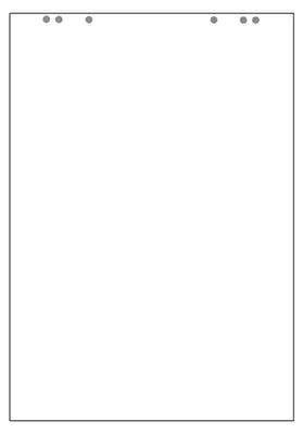 Produktbild von Flipchartblock Recycling 68x98cm 20 Blatt 80g/qm blanko