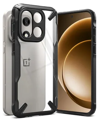 Image de Étui pour téléphone portable OnePlus 15, Ringke Fusion X, noir avec transparent