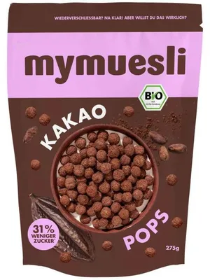 Produktbild von mymuesli Pops Kakao 275g