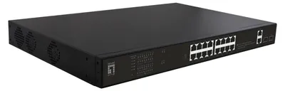 Produktbild von LevelOne GEP-2021 Netzwerk-Switch Unmanaged Gigabit Ethernet (10/100/1000) Power over Ethernet (PoE) 1U Schwarz