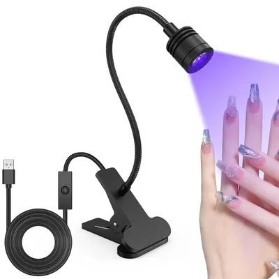 Productafbeelding van Elalove UV-lamp voor gelnagels met verstelbare zwanenhals – 5W LED nageldroger