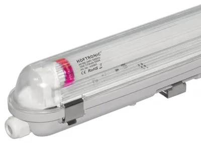 Produktbild von hoftronic LED Feuchtraumleuchte 120cm T8 18W 3150lm 4000K IP65