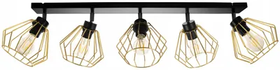 Produktbild von Deckenlampe Hängelampe Kronleuchter Golden Led Plafon