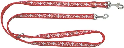 Produktbild von SwissPet SwissLine Hundeleine, rot - reflektierend