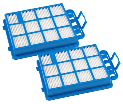 Produktbild von vhbw 2 Staubsaugerfilter Ersatz für Nilfisk 128389393 für Staubsauger - HEPA-Filter Blau
