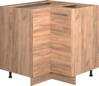 Produktbild von Eckunterschrank Vicco Fame-Line Goldkraft Eiche 80.5 cm , AP Eiche, Model 57148