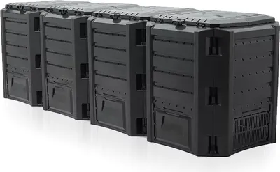 Produktbild von NABBI Zahradní kompostér IKLM1600C 1600 l - Černá