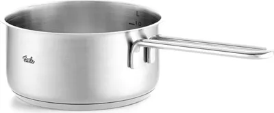 Produktbild von Fissler Pure Collection / Edelstahl-Stielkasserolle (Ø 16 cm, 1,4L) inkl. Schüttrand, Innenskalierung - Induktion