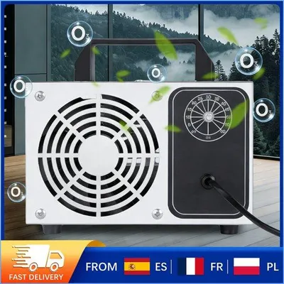Immagine prodotto di Generatore di ozono - Acciaio - Eliminatore di odori - Timer - 27.000 mg/ora