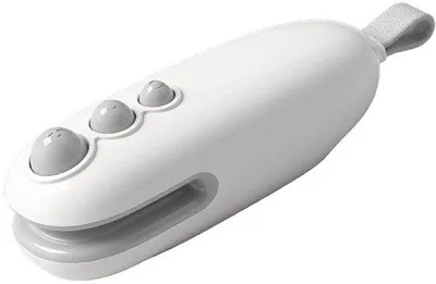 Productafbeelding van Elektrische 2-in-1 handmatige vacuümverpakkingsmachine, oplaadbare vacuümverpakkingsmachine voor snackverpakkingen, reiskoffers (wit).