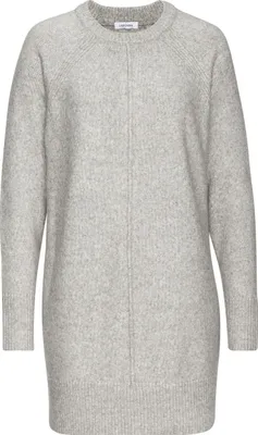 Produktbild von LASCANA Longpullover grau meliert Größe 32/34